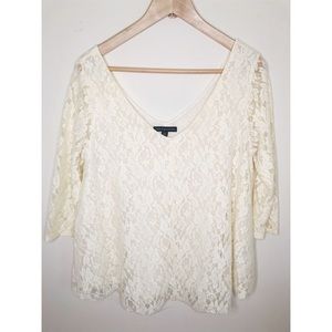 American Eagle Lace Swing Top
